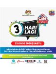 1HMCU:  3 HARI LAGI! Bersedia untuk #OneHourMalaysiaCleanUp!”